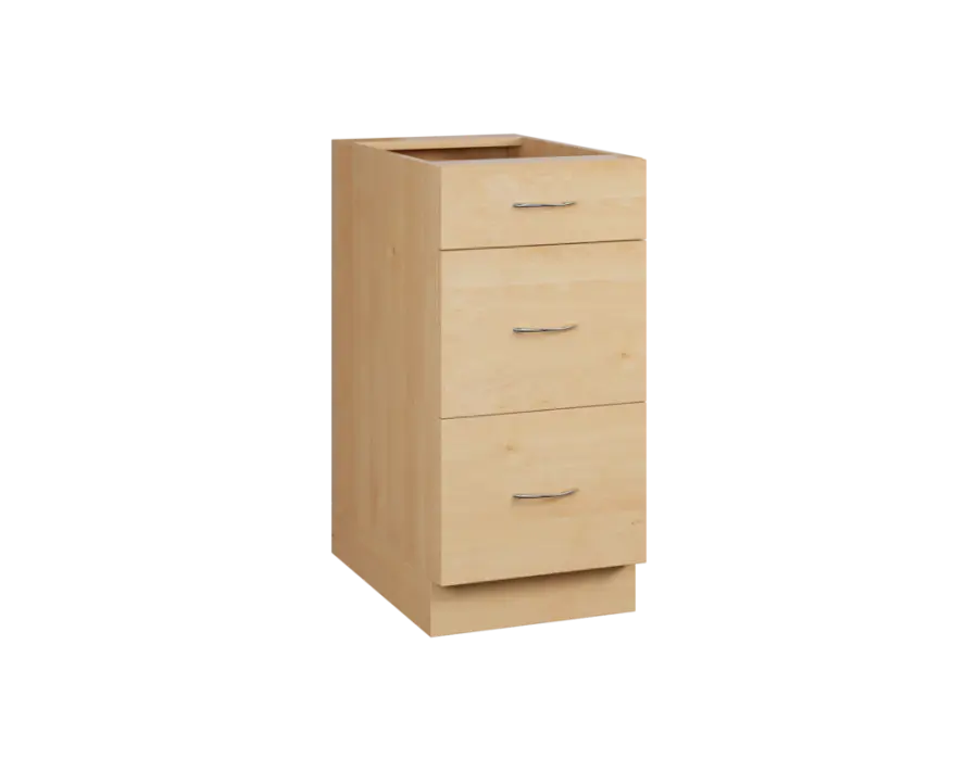 CS - 4Z33 spodní skříňka, 3-zásuvková, 870x400x600, javor horský