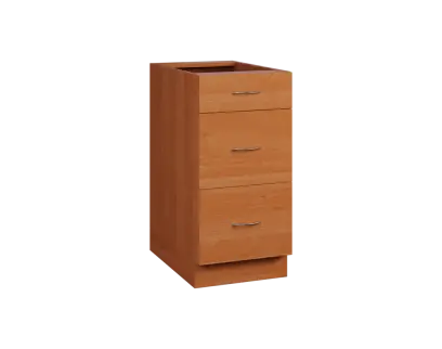 CS - 4Z33 spodní skříňka, 3-zásuvková, 870x400x600, olše jantar