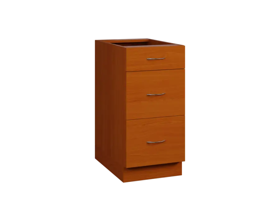 CS - 4Z33 spodní skříňka, 3-zásuvková, 870x400x600, třešeň šumavská