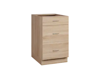 CS - 5Z33 spodní skříňka, 3-zásuvková, 870x500x600, dub bardolino