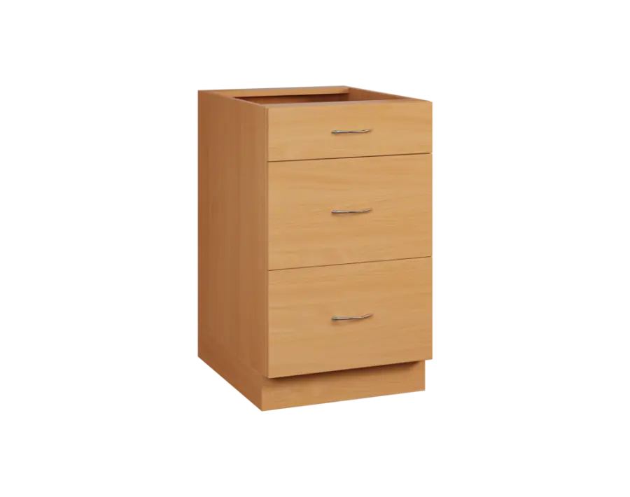 CS - 5Z33 spodní skříňka, 3-zásuvková, 870x500x600, buk royal