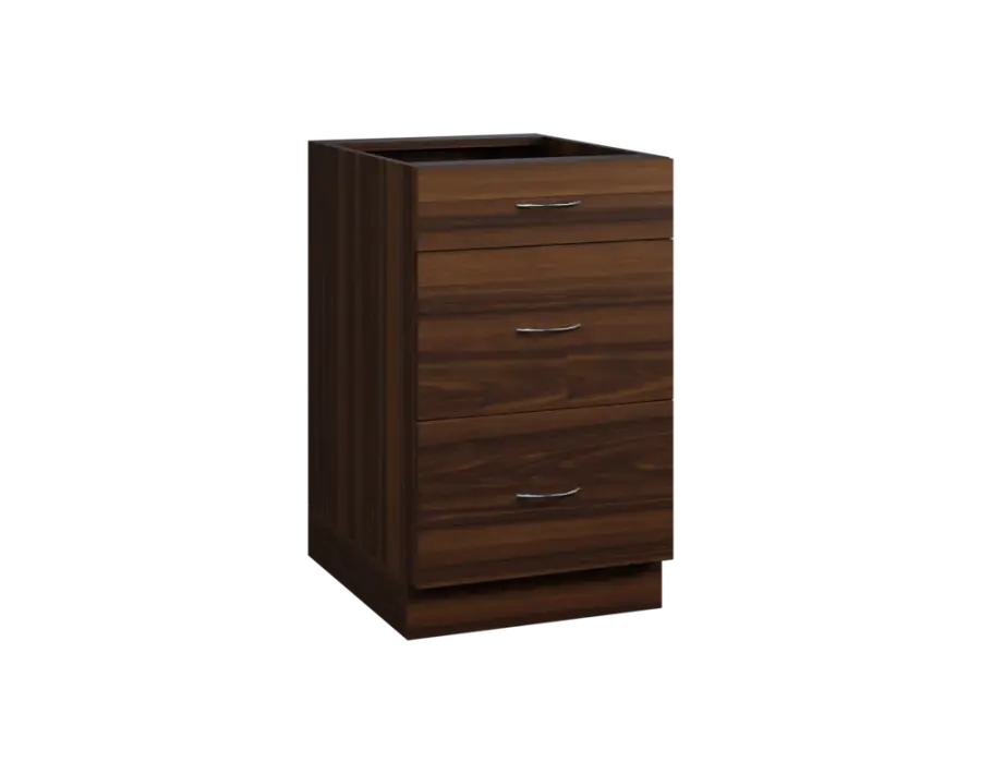 CS - 5Z33 spodní skříňka, 3-zásuvková, 870x500x600, ořech královský