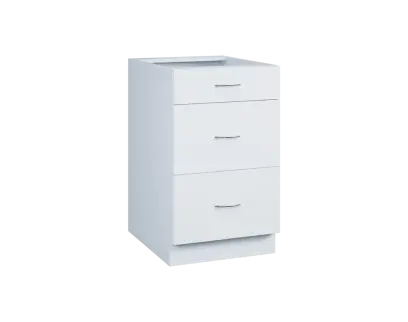 CS - 5Z33 spodní skříňka, 3-zásuvková, 870x500x600, bílá