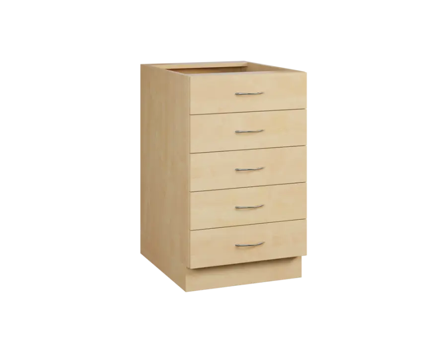 CS - 5Z52 spodní skříňka, 5-zásuvková, 870x500x600, bříza světlá