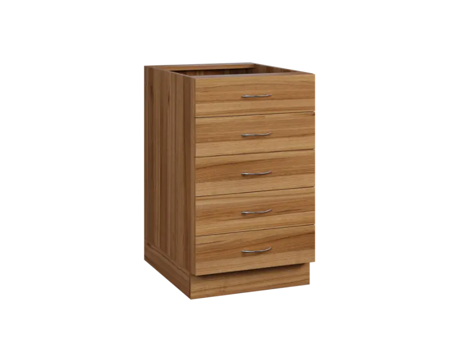 CS - 5Z52 spodní skříňka, 5-zásuvková, 870x500x600, ořech světlý