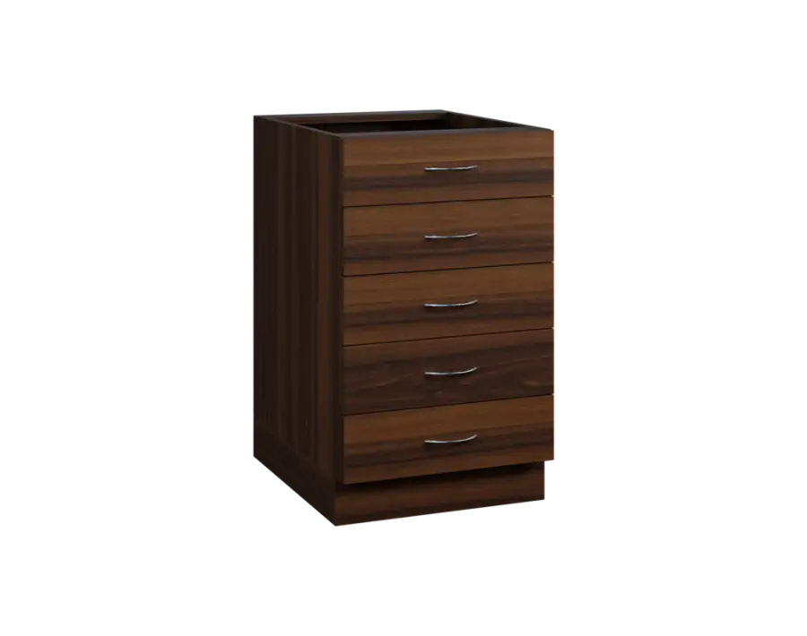 CS - 5Z52 spodní skříňka, 5-zásuvková, 870x500x600, ořech královský