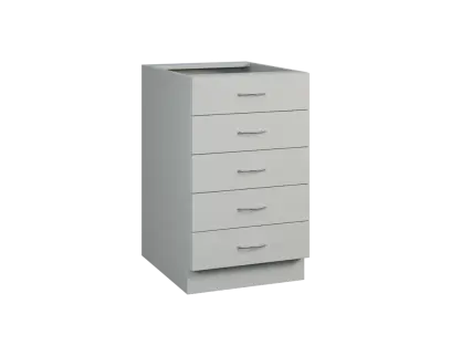 CS - 5Z52 spodní skříňka, 5-zásuvková, 870x500x600, šedá