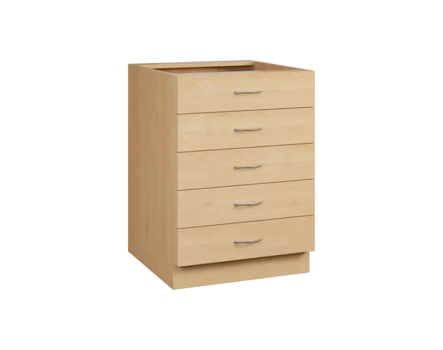 CS - 6Z52 spodní skříňka, 5-zásuvková, 870x600x600, javor horský