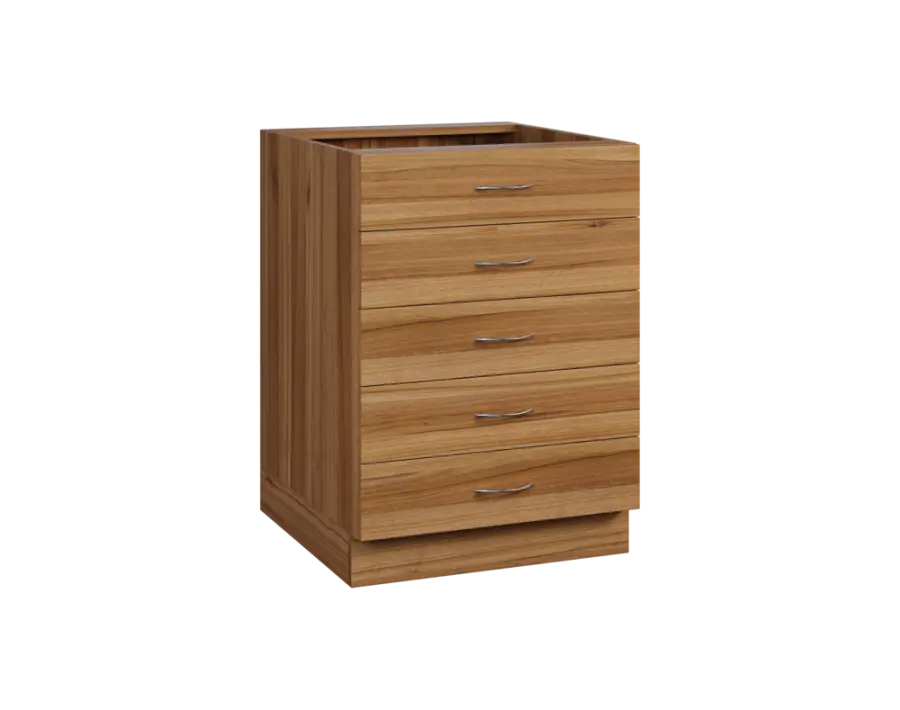 CS - 6Z52 spodní skříňka, 5-zásuvková, 870x600x600, ořech světlý