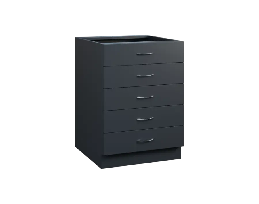 CS - 6Z52 spodní skříňka, 5-zásuvková, 870x600x600, antracit