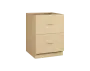 CS - 6Z22 spodní skříňka, 2-zásuvková, 870x600x600, bříza světlá