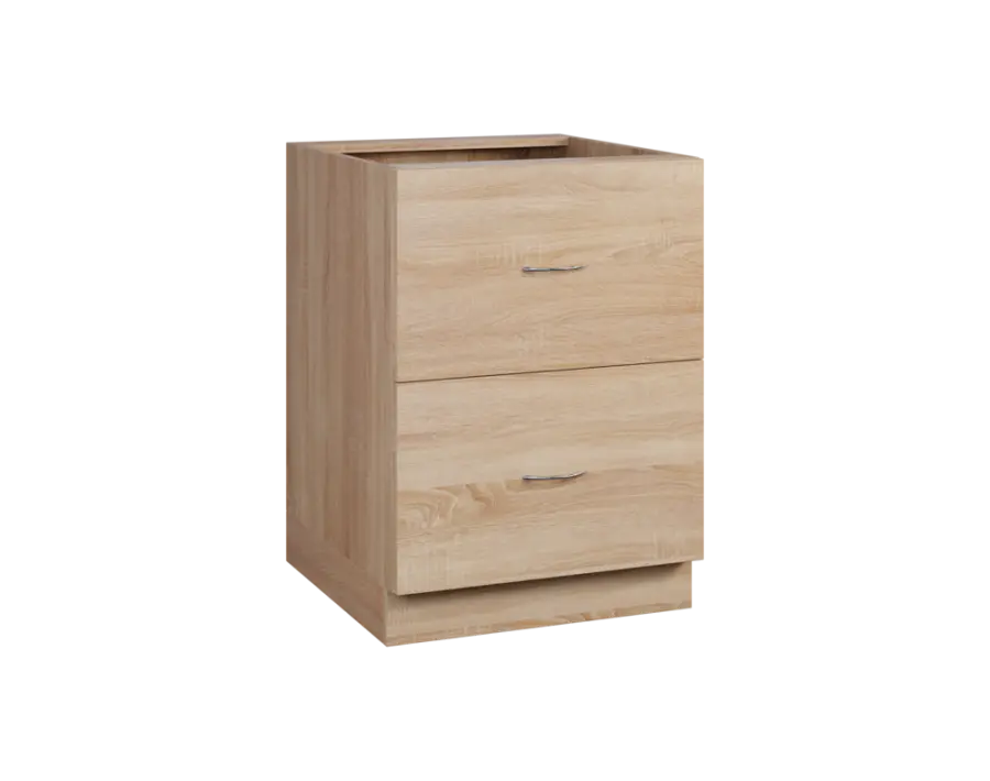 CS - 6Z22 spodní skříňka, 2-zásuvková, 870x600x600, dub bardolino