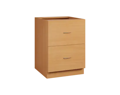 CS - 6Z22 spodní skříňka, 2-zásuvková, 870x600x600, buk royal