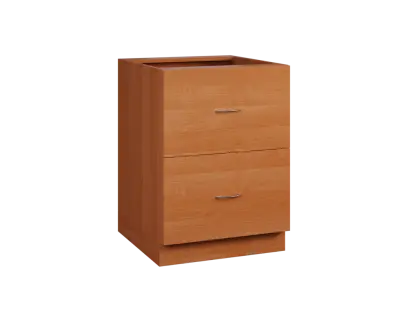 CS - 6Z22 spodní skříňka, 2-zásuvková, 870x600x600, olše jantar