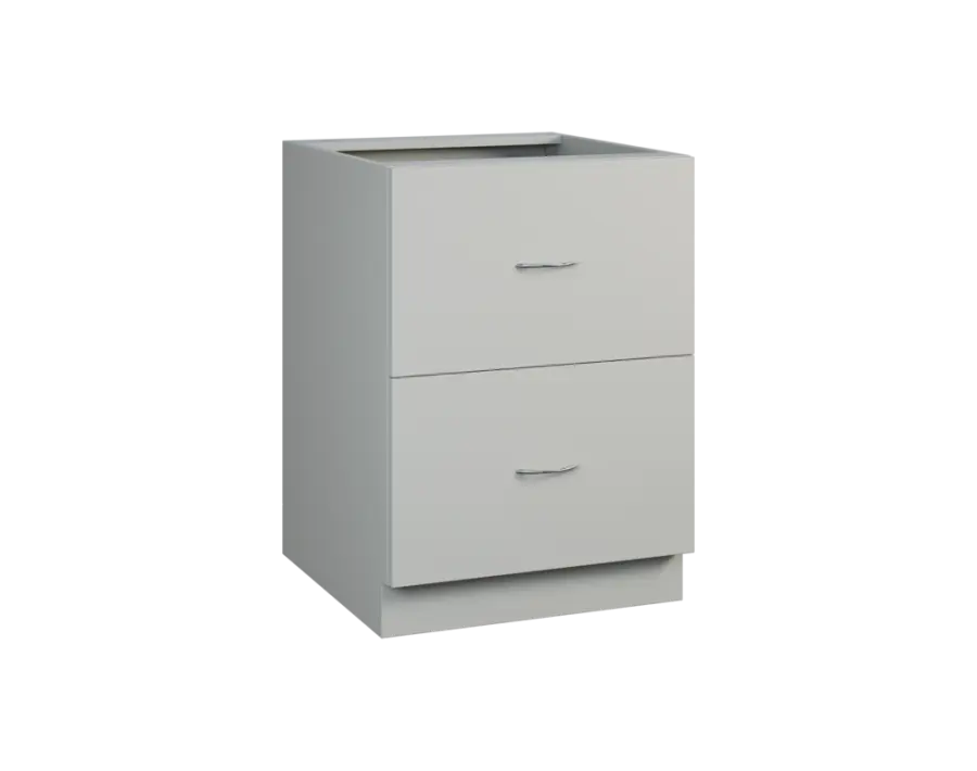 CS - 6Z22 spodní skříňka, 2-zásuvková, 870x600x600, šedá