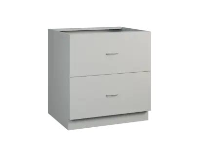 CS - 8Z22 spodní skříňka, 2-zásuvková, 870x800x600, šedá CS - 8Z22 spodní skříňka, 2-zásuvková, 870x800x600, šedá