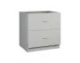 CS - 8Z22 spodní skříňka, 2-zásuvková, 870x800x600, šedá