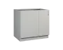 CSR - 9 spodní skříňka, rohová, 1-dveřová, levá, 870x900x600, bílá