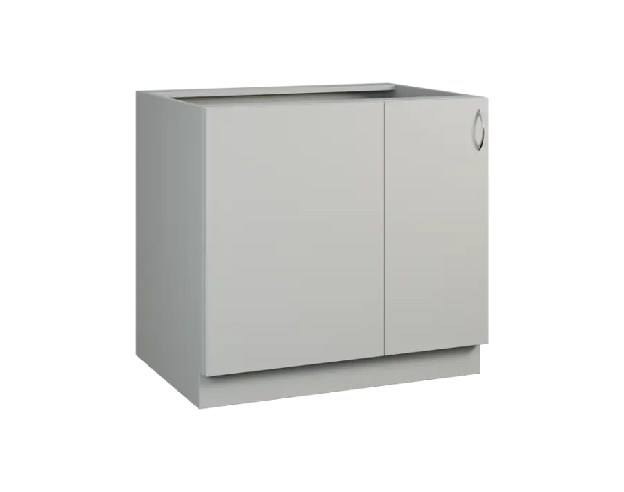 CSR - 9 spodní skříňka, rohová, 1-dveřová, levá, 870x900x600, bílá