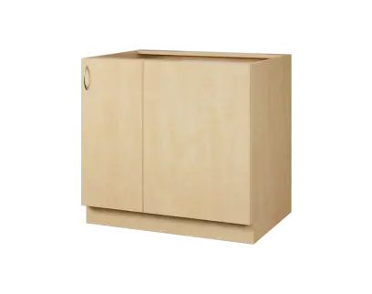 CSR - 9 spodní skříňka, rohová, 1-dveřová, pravá, 870x900x600, bříza světlá