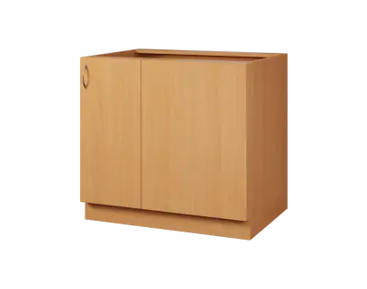 CSR - 9 spodní skříňka, rohová, 1-dveřová, pravá, 870x900x600, buk royal