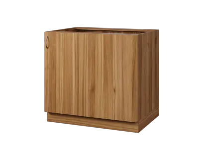 CSR - 9 spodní skříňka, rohová, 1-dveřová, pravá, 870x900x600, ořech světlý