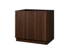 CSR - 9 spodní skříňka, rohová, 1-dveřová, pravá, 870x900x600, ořech královský