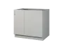 CSR - 9 spodní skříňka, rohová, 1-dveřová, pravá, 870x900x600, šedá