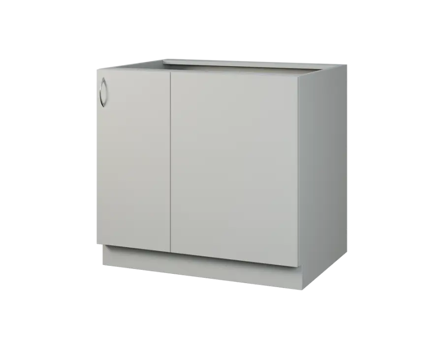 CSR - 9 spodní skříňka, rohová, 1-dveřová, pravá, 870x900x600, šedá