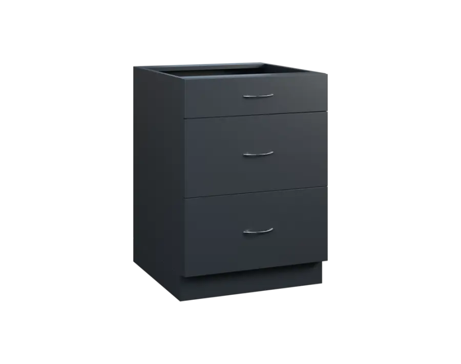 CS - 6Z33 spodní skříňka, 3-zásuvková, 870x600x600, antracit