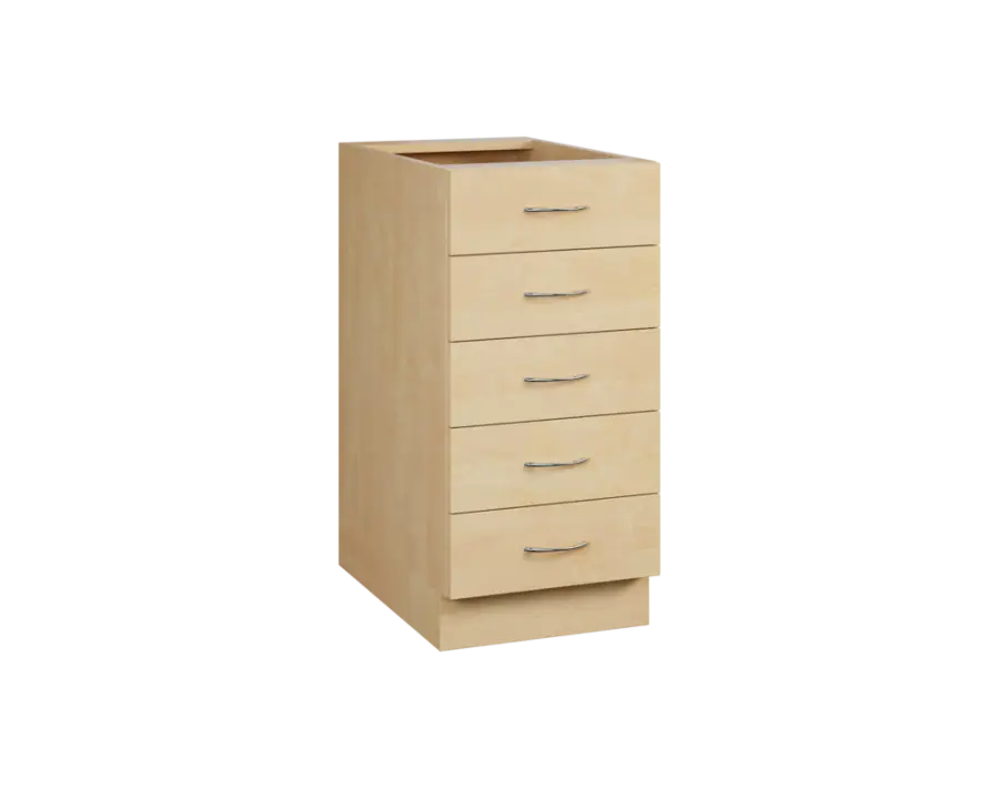 CS - 4Z52 spodní skříňka, 5-zásuvková, 870x400x600, bříza světlá