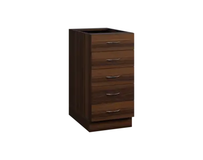 CS - 4Z52 spodní skříňka, 5-zásuvková, 870x400x600, ořech královský CS - 4Z52 spodní skříňka, 5-zásuvková, 870x400x600, ořech královský