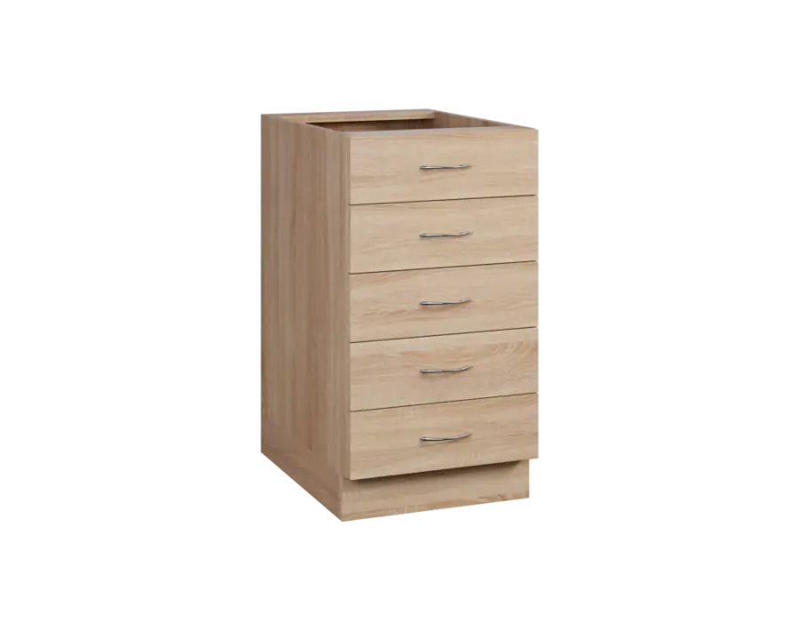 CS - 45Z52 spodní skříňka, 5-zásuvková, 870x450x600, dub bardolino