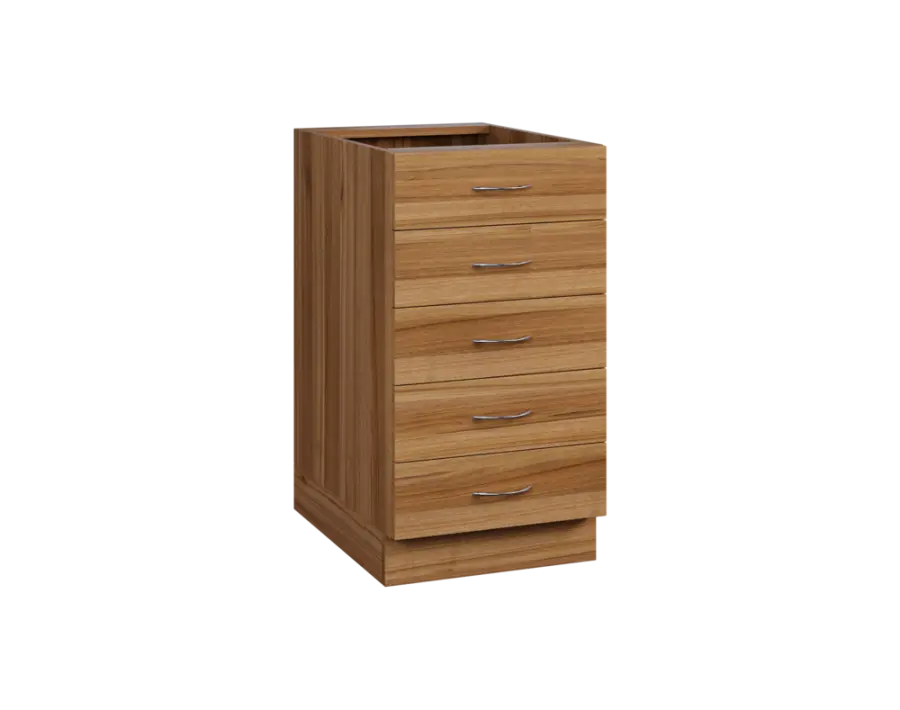 CS - 45Z52 spodní skříňka, 5-zásuvková, 870x450x600, ořech světlý