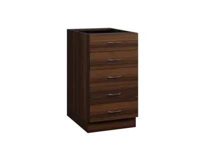 CS - 45Z52 spodní skříňka, 5-zásuvková, 870x450x600, ořech královský CS - 45Z52 spodní skříňka, 5-zásuvková, 870x450x600, ořech královský