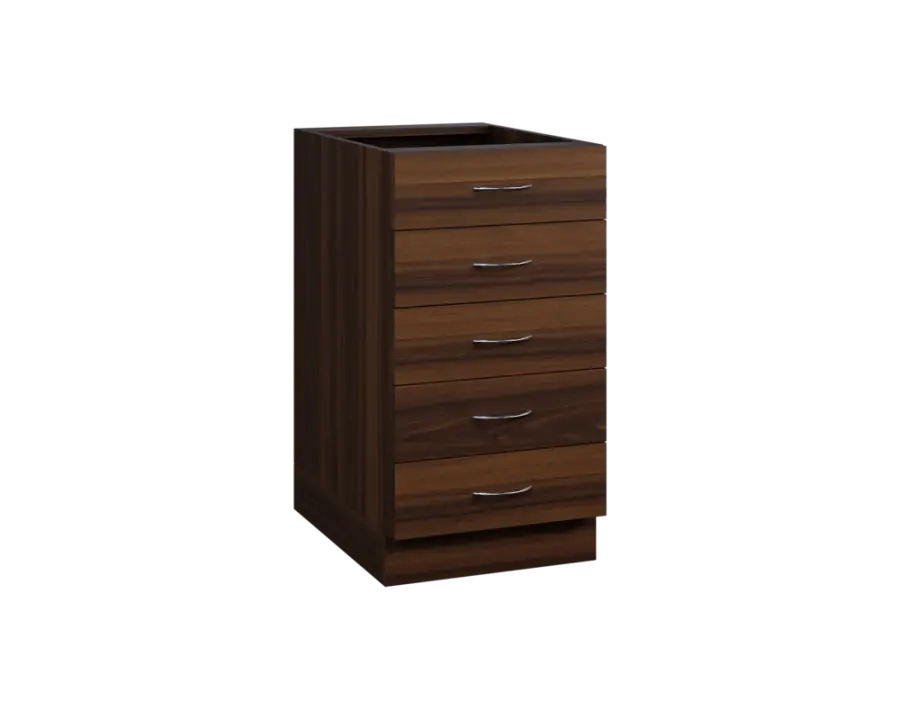 CS - 45Z52 spodní skříňka, 5-zásuvková, 870x450x600, ořech královský