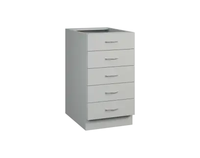 CS - 45Z52 spodní skříňka, 5-zásuvková, 870x450x600, šedá CS - 45Z52 spodní skříňka, 5-zásuvková, 870x450x600, šedá