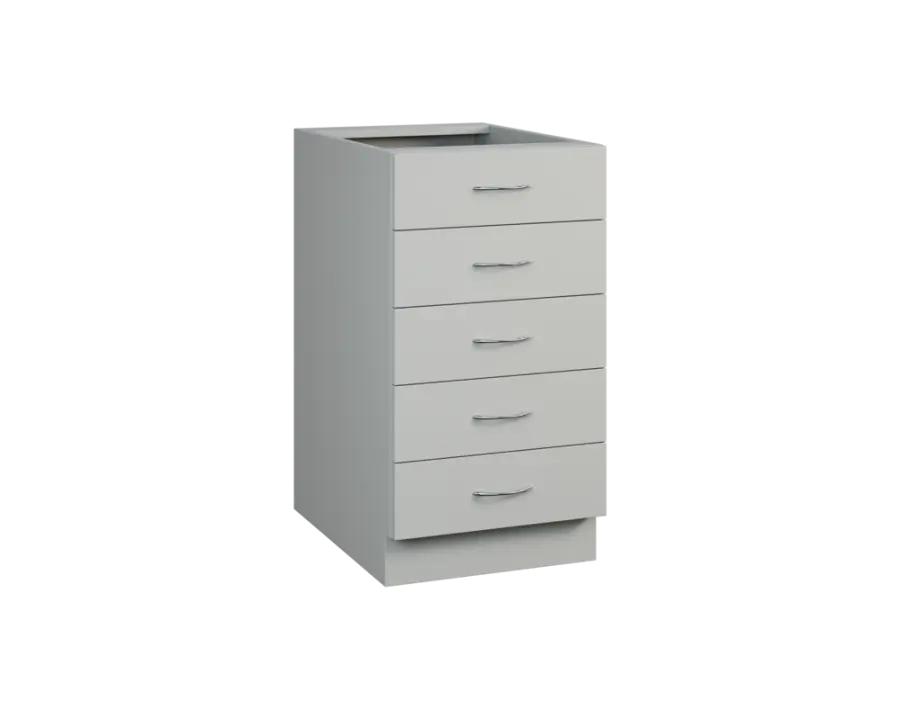 CS - 45Z52 spodní skříňka, 5-zásuvková, 870x450x600, šedá