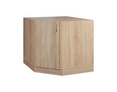 CSR - 20 spodní skříňka, rohová, 1-dveřová, levá, 870x900x900, dub bardolino
