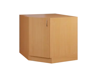 CSR - 20 spodní skříňka, rohová, 1-dveřová, levá, 870x900x900, buk royal