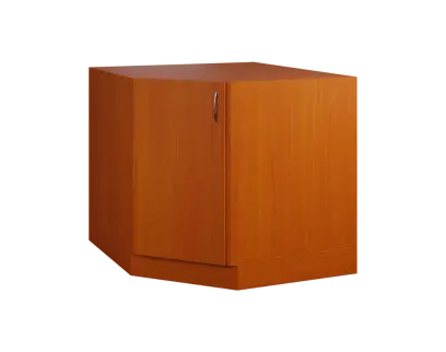 CSR - 20 spodní skříňka, rohová, 1-dveřová, levá, 870x900x900, třešeň šumavská