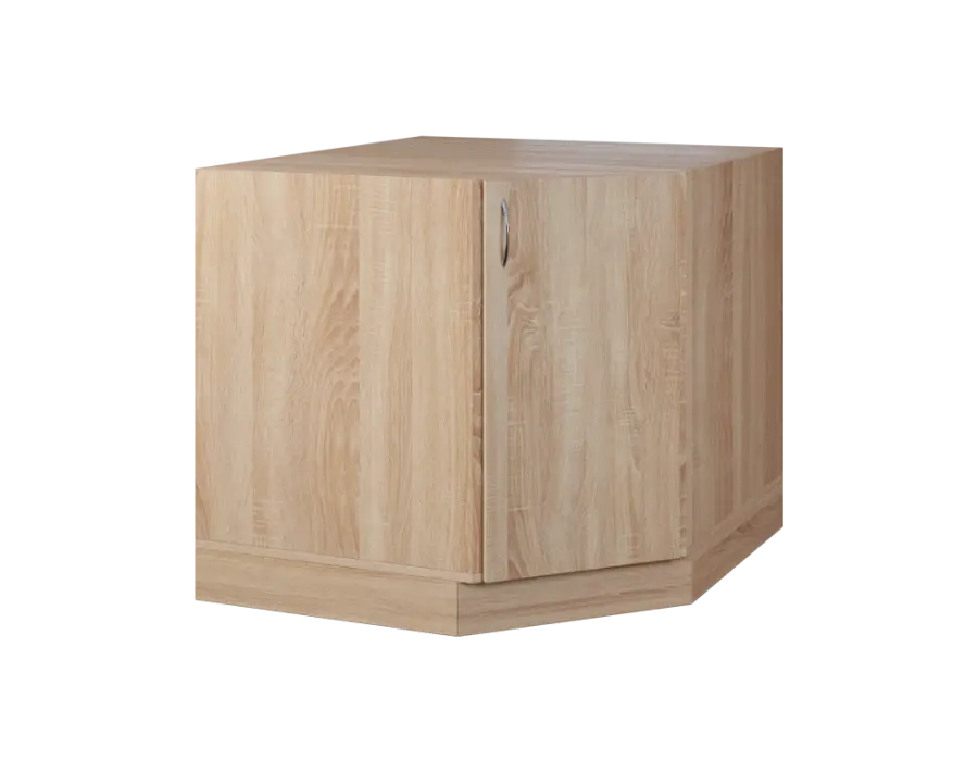 CSR - 20 spodní skříňka, rohová, 1-dveřová, pravá, 870x900x900, dub bardolino