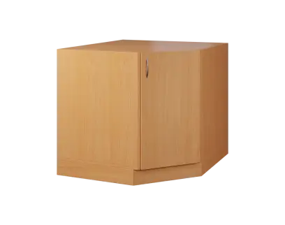 CSR - 20 spodní skříňka, rohová, 1-dveřová, pravá, 870x900x900, buk royal