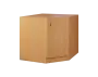 CSR - 20 spodní skříňka, rohová, 1-dveřová, pravá, 870x900x900, buk royal
