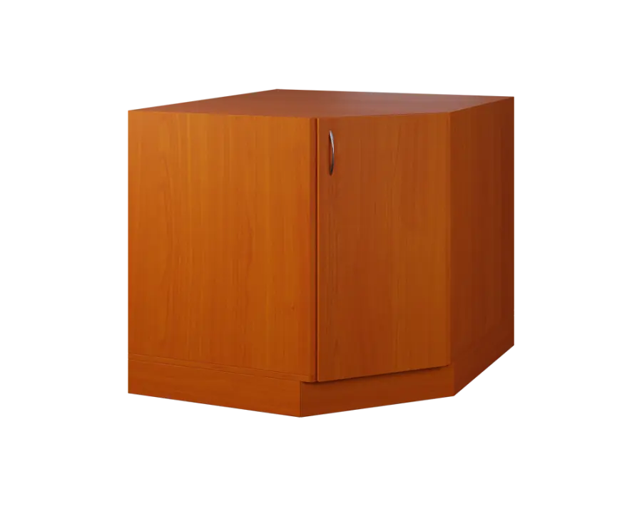 CSR - 20 spodní skříňka, rohová, 1-dveřová, pravá, 870x900x900, třešeň šumavská