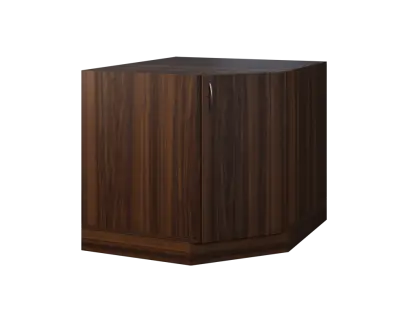 CSR - 20 spodní skříňka, rohová, 1-dveřová, pravá, 870x900x900, ořech královský