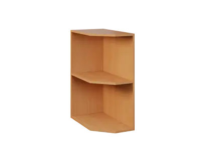 CSZ - 35 spodní skříňka, policová, pravá, 870x350x600, buk royal