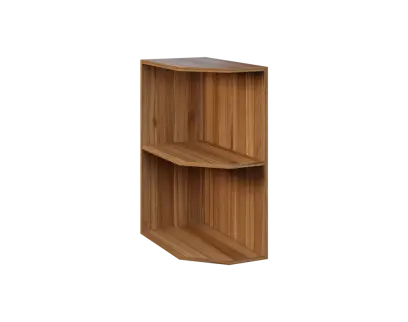 CSZ - 35 spodní skříňka, policová, pravá, 870x350x600, ořech světlý