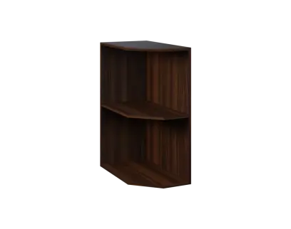 CSZ - 35 spodní skříňka, policová, pravá, 870x350x600, ořech královský