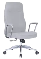 MEDI LUX, kancelářské křeslo, silikonová kůže MEDI SL šedá